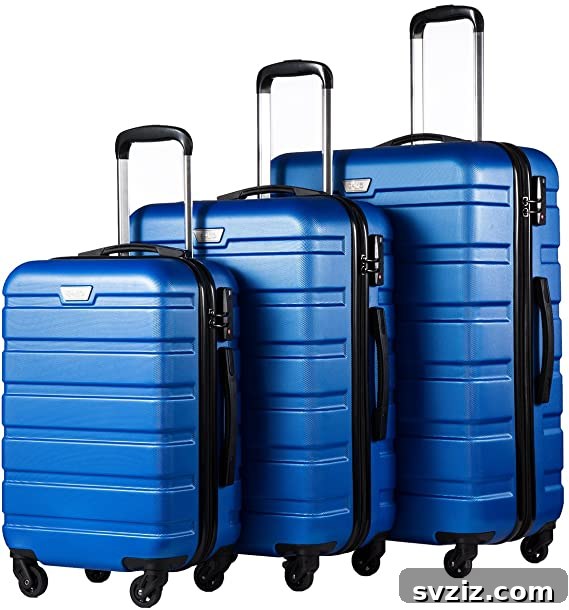 Durable 3-Piece Suitcase Set