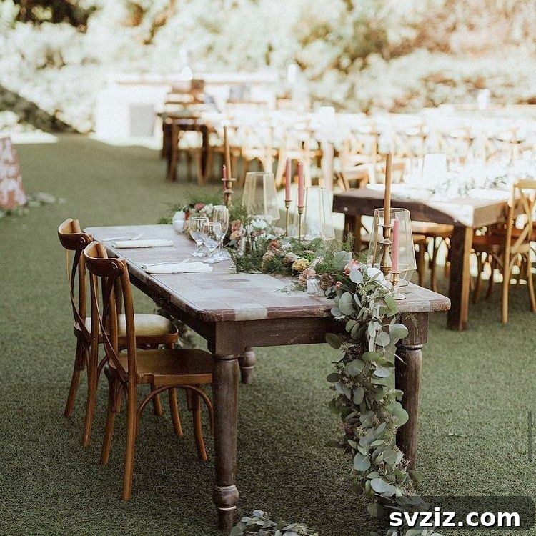 Charming Rustic Wedding Decor Inspirations 21 Leaf Table Runner