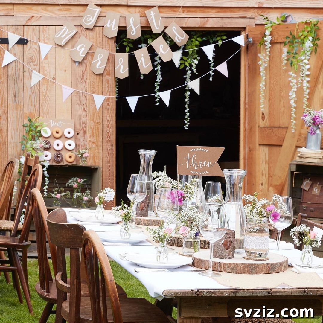 Charming Rustic Wedding Decor Inspirations 24 Barn Themed Decor