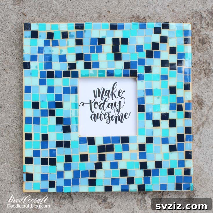 37 Brilliant Resin Projects You'll Be Obsessed With 14 Paper Mosaic Resin Picture Frame