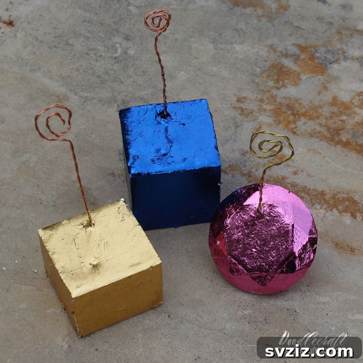 37 Brilliant Resin Projects You'll Be Obsessed With 17 Geometric Place Card Holders