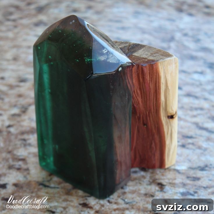 37 Brilliant Resin Projects You'll Be Obsessed With 18 DIY Resin Geometric Wood Bookends