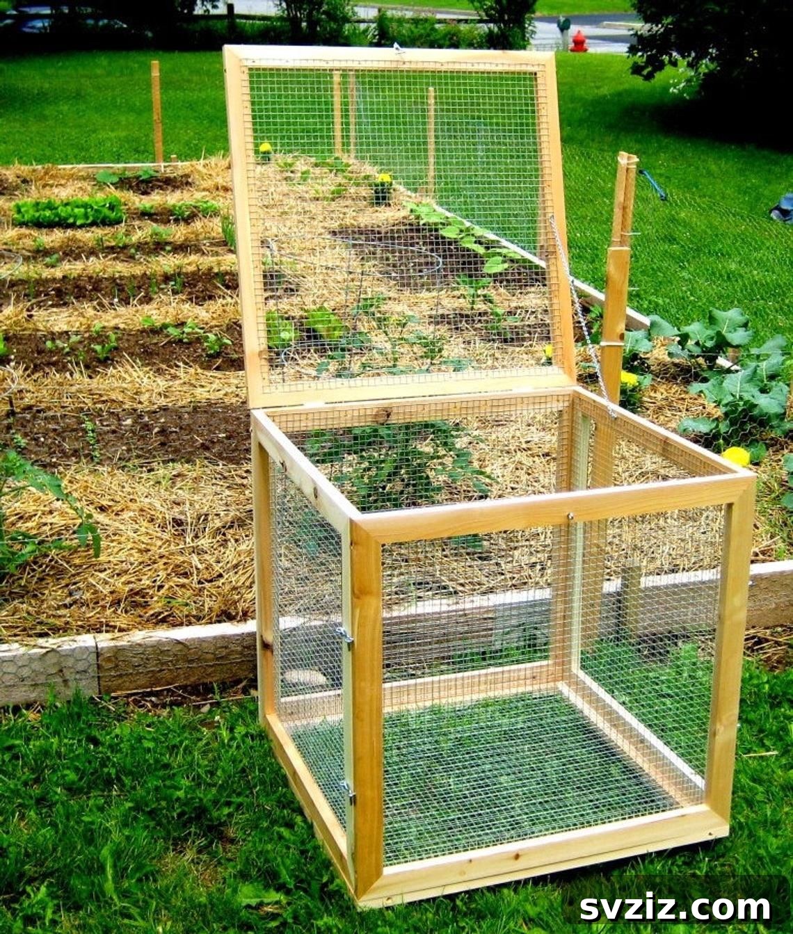 37 Brilliant Beginner-Friendly Compost Bin Builds 14 Wooden Compost Bin