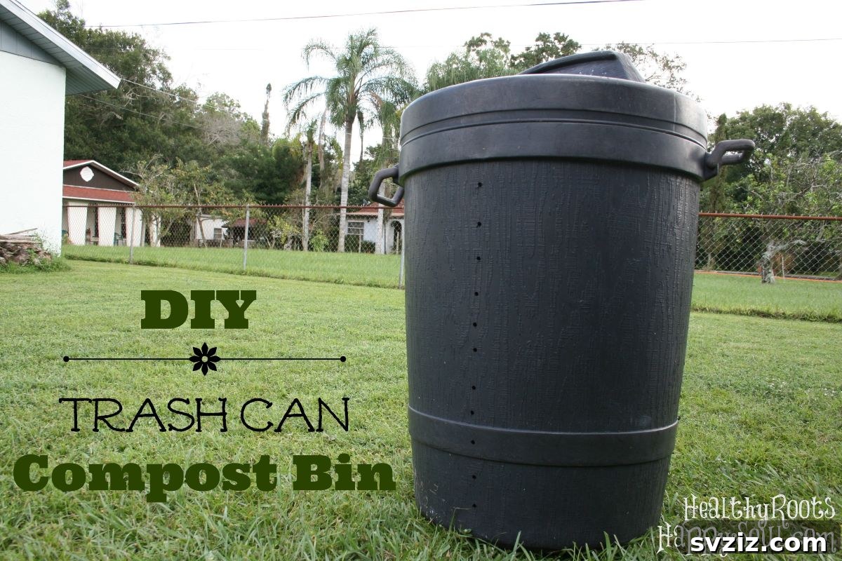 37 Brilliant Beginner-Friendly Compost Bin Builds 19 DIY Trash Can Turned Compost Bin