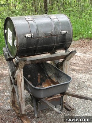 37 Brilliant Beginner-Friendly Compost Bin Builds 27 Compost Tumbler In A Cradle DIY