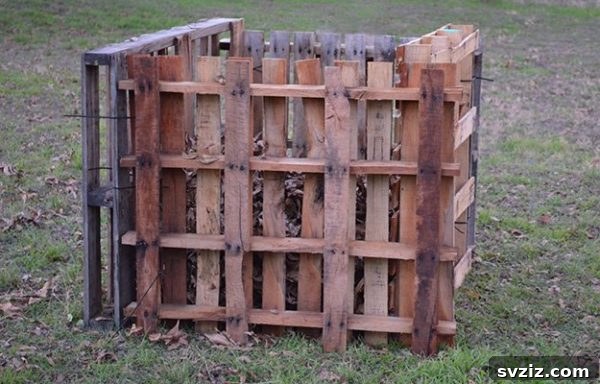 37 Brilliant Beginner-Friendly Compost Bin Builds 34 Pallet Project Compost Bin