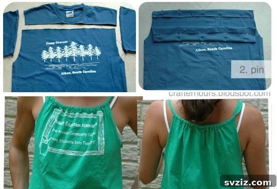 T-Shirt To Tank Top