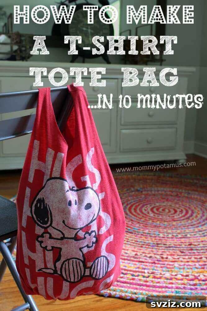 No-Sew Tote Bag