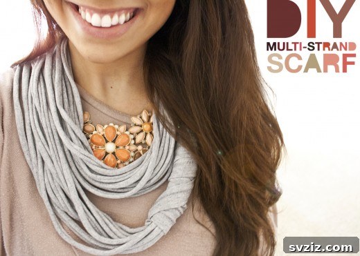 DIY Multi-Strand Scarf