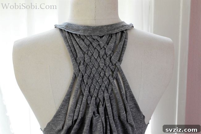 Weaved Back Tank DIY