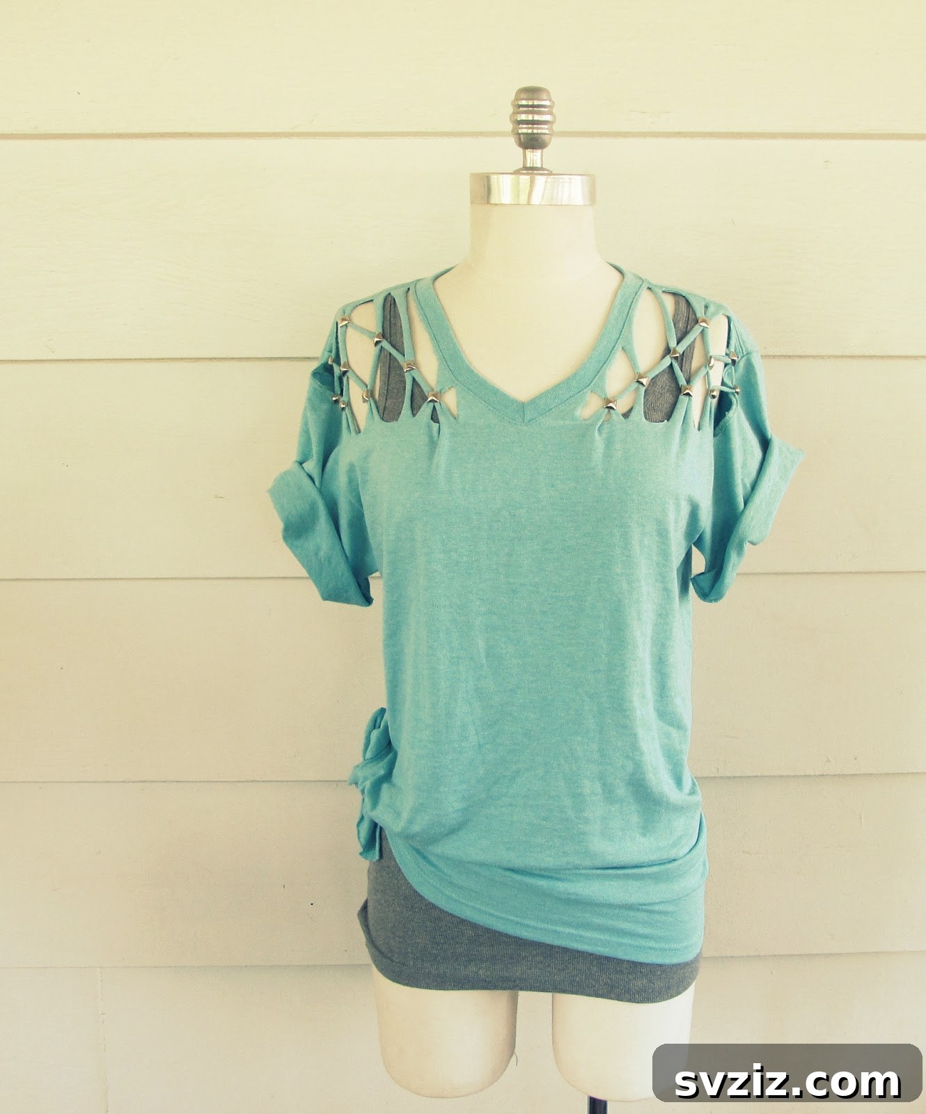 Lattice Stud T-Shirt