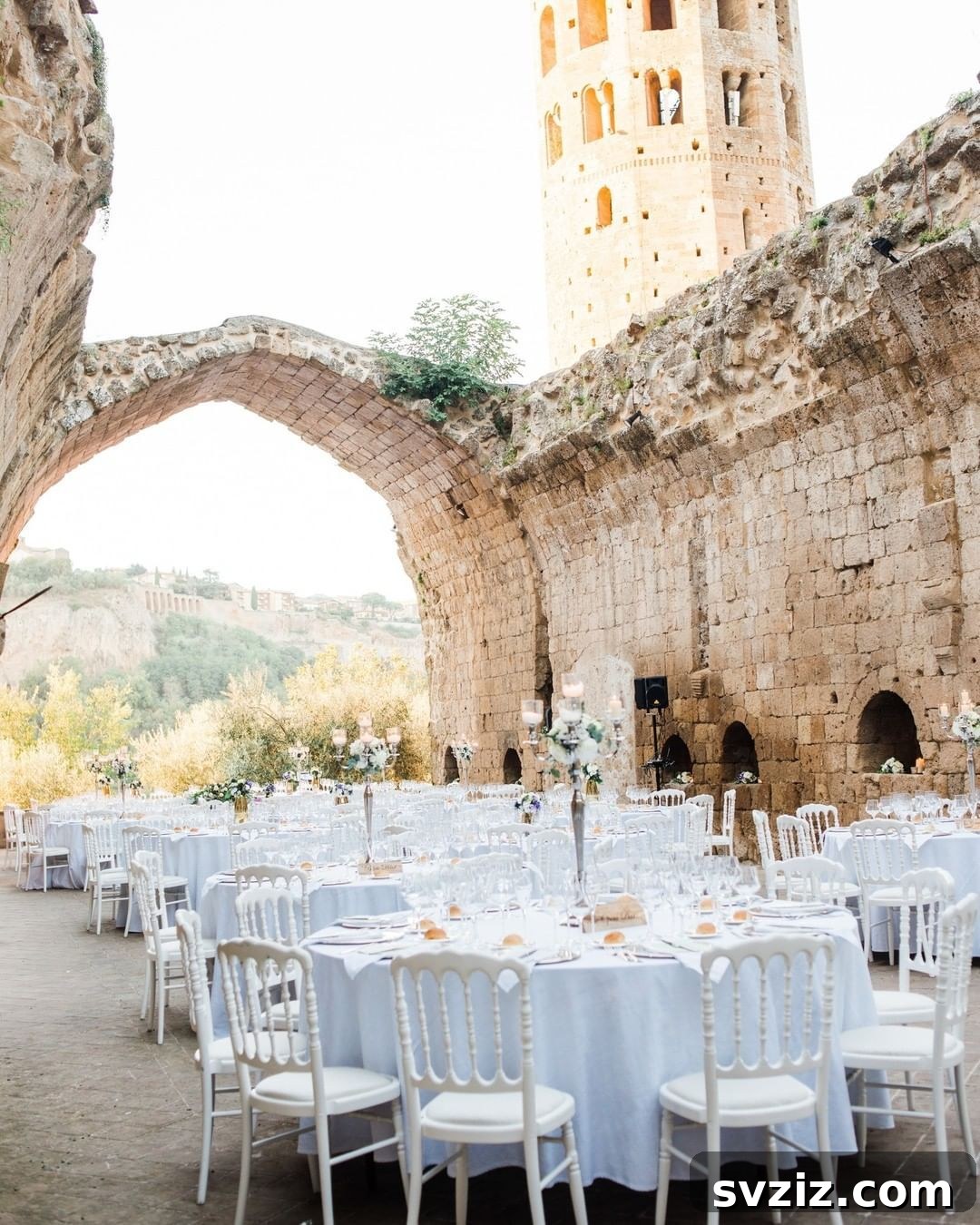 31 Next-Level Wedding Reception Ideas 25 Romantic wedding reception at a chateau